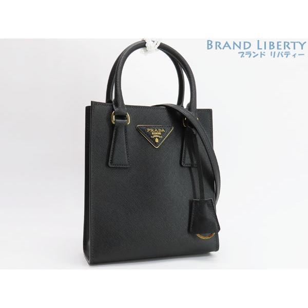 おもちさん専用ほぼ未使用定価約45万PRADA ブラック レザー サフィアーノ PRADA（プラダ） 未使用 サフィアーノレザー 2WAY ハンドバッグ