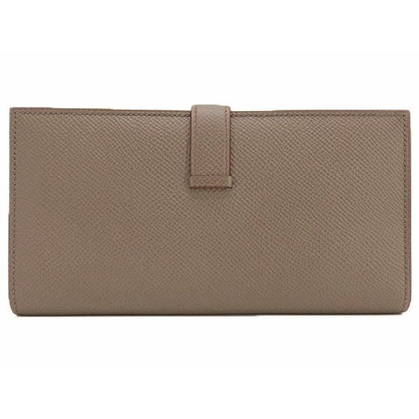 Bearn 未使用 エルメス HERMES ベアンスフレ 二つ折り長財布 マチ有り 