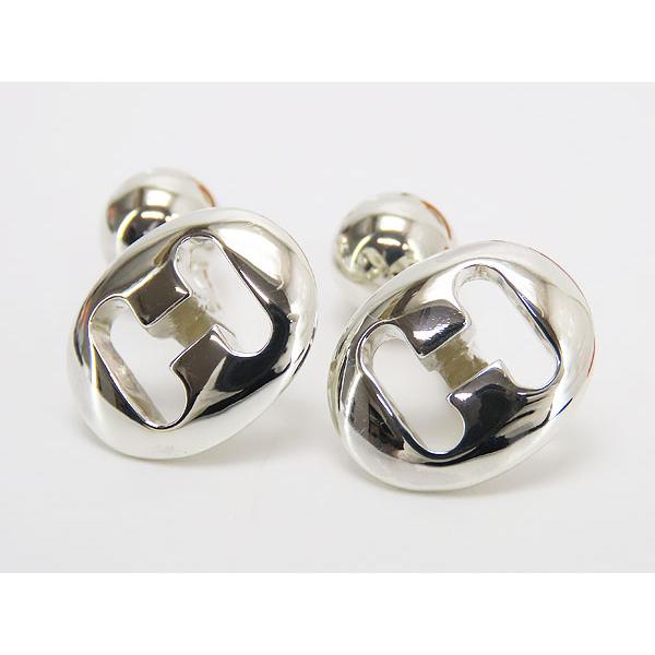 エルメス Hカフスボタン HERMES（エルメス） 新品仕上げ HERMES Hロゴ カフス カフスボタン