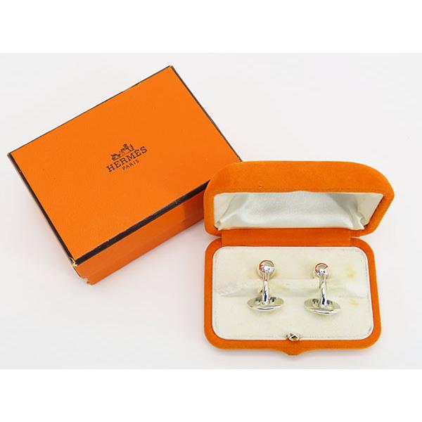 HERMES（エルメス） 新品仕上げ HERMES Hロゴ カフス カフスボタン