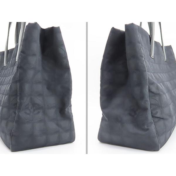 超美品 シャネル CHANEL ニュートラベルライン トートMM トートバッグ 
