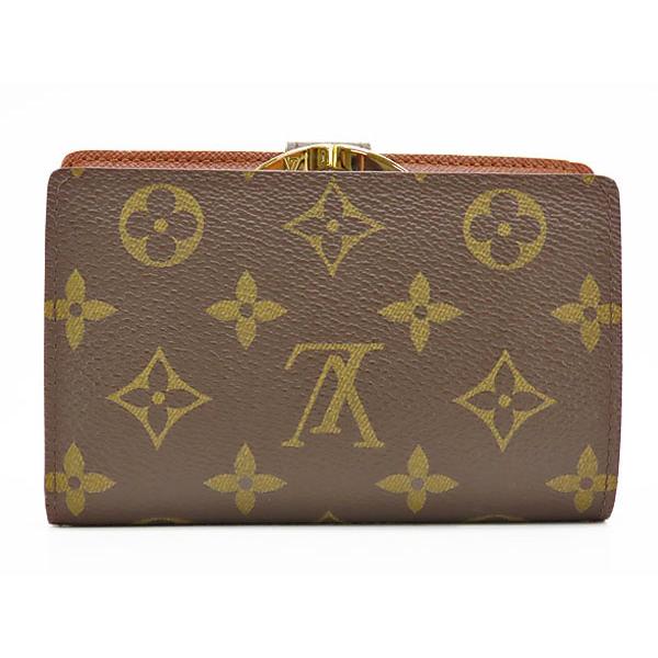 ルイヴィトン ポルトフォイユ ヴィエノワ 新型 モノグラム　二つ折り財布 がま口 LOUIS VUITTON（ルイ・ヴィトン） 新品同様 モノグラム ポルトフォイユ