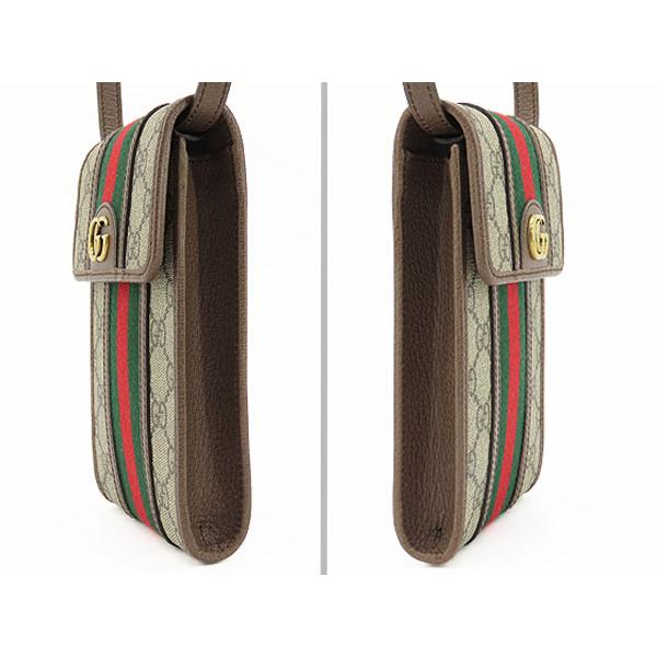 新古品 グッチ GUCCI オフィディア GGスプリーム シェリー ミニバッグ フォンポーチ ポシェット ショルダーバッグ マルチケース iPhoneケース 625757｜brandliberty｜03