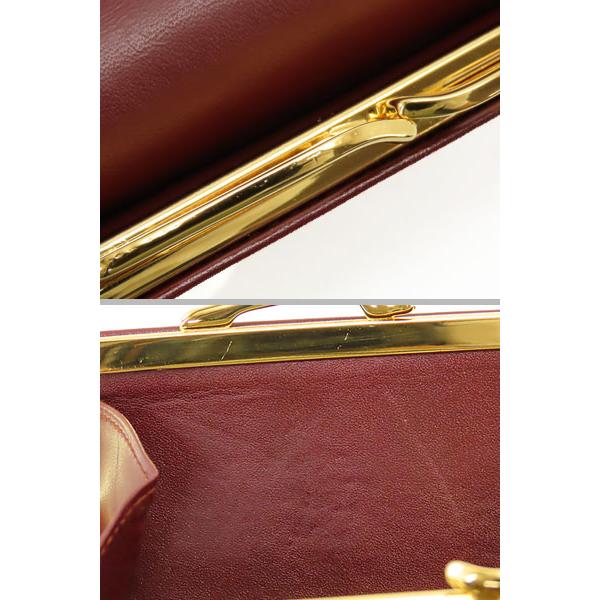 MUST DE CARTIER ほぼ新品 カルティエ Cartier マストライン がま口 三