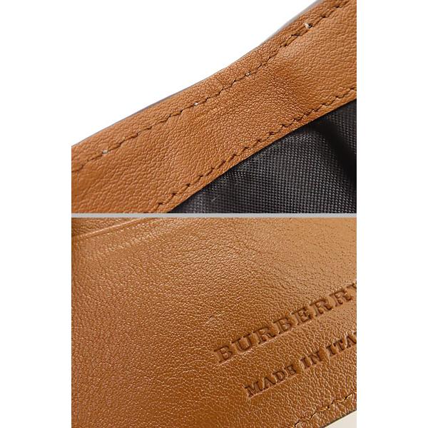 BURBERRY（バーバリー） ほぼ新品 ハウスチェック＆レザー 二つ折り