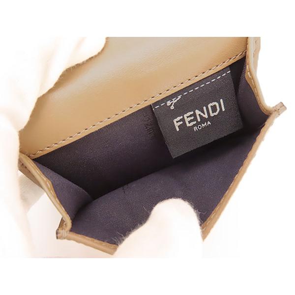 FENDI 新古品 フェンディ エフ イズ マイクロ 三つ折り財布 コンパクト  
