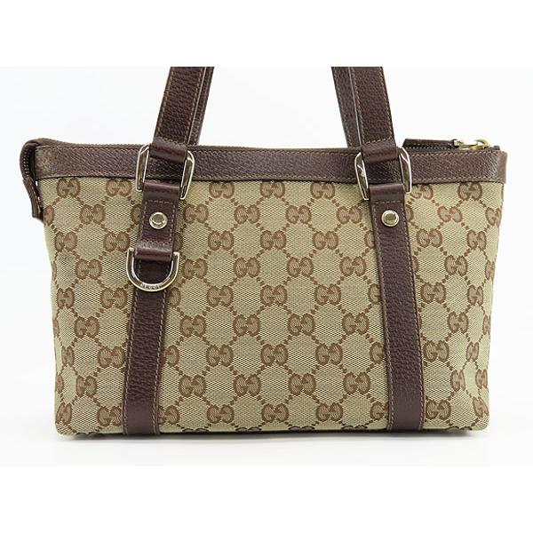 GGキャンバス 美品 グッチ GUCCI ミニトートバッグ ハンドバッグ 