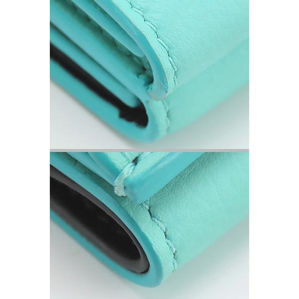 TIFFANY&Co. 超美品 ティファニー レザー 三つ折り財布 TIFFANY&Co. 超美品 ティファニー レザー 三つ折り財布