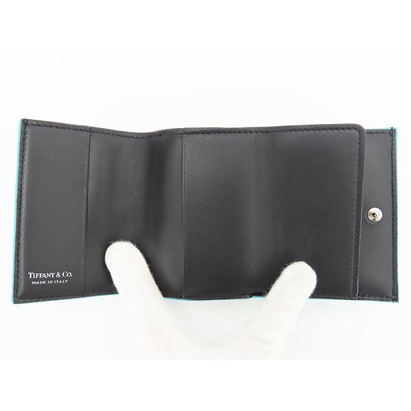 TIFFANY&Co. 超美品 ティファニー レザー 三つ折り財布 TIFFANY&Co. 超美品 ティファニー レザー 三つ折り財布
