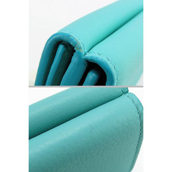 TIFFANY&Co. 超美品 ティファニー レザー 三つ折り財布 TIFFANY&Co. 超美品 ティファニー レザー 三つ折り財布