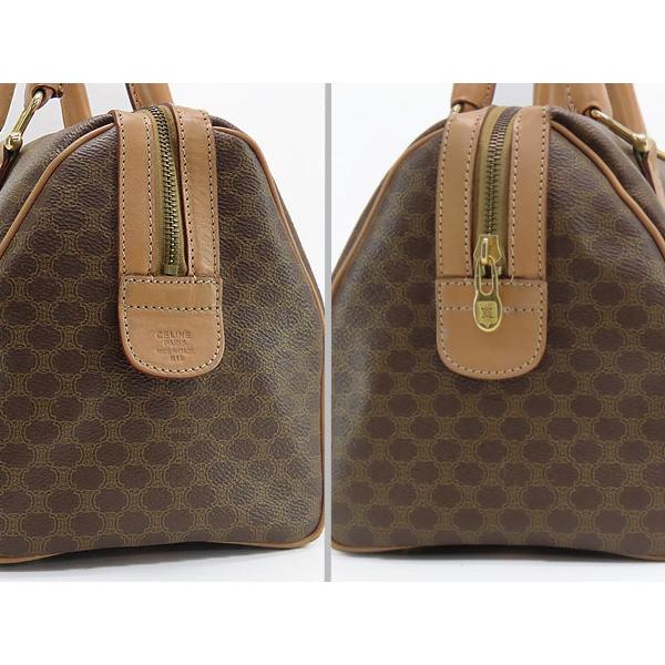 CELINE セリーヌ ヴィンテージ マカダム ミニボストンバッグ CELINE セリーヌ ヴィンテージ マカダム ミニボストンバッグ