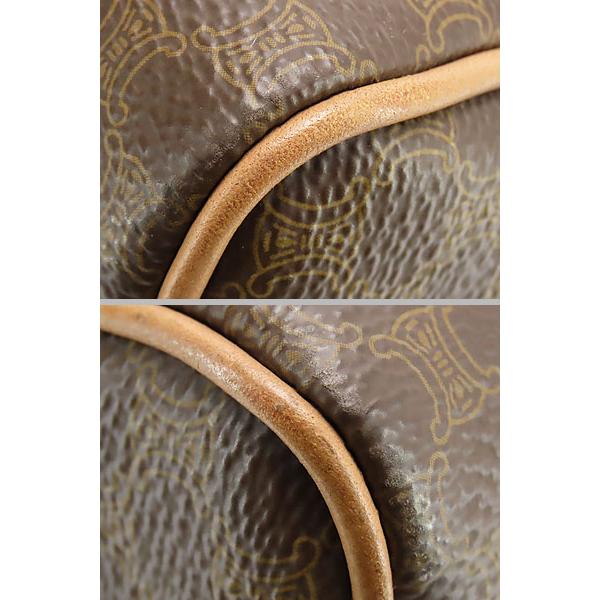 CELINE セリーヌ ヴィンテージ マカダム ミニボストンバッグ CELINE セリーヌ ヴィンテージ マカダム ミニボストンバッグ