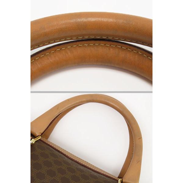 CELINE セリーヌ ヴィンテージ マカダム ミニボストンバッグ CELINE セリーヌ ヴィンテージ マカダム ミニボストンバッグ