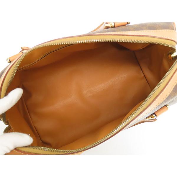 CELINE セリーヌ ヴィンテージ マカダム ミニボストンバッグ CELINE セリーヌ ヴィンテージ マカダム ミニボストンバッグ