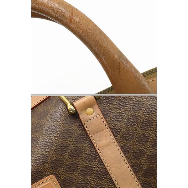 CELINE セリーヌ ヴィンテージ マカダム ミニボストンバッグ CELINE セリーヌ ヴィンテージ マカダム ミニボストンバッグ
