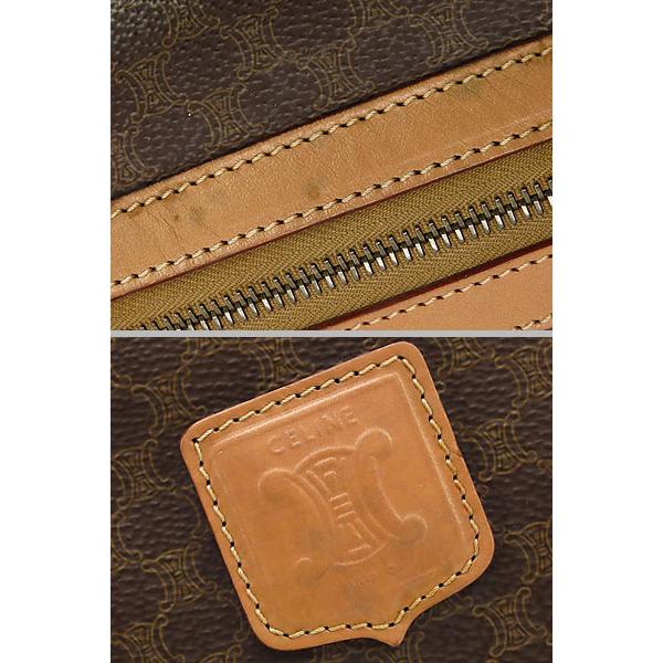 CELINE セリーヌ ヴィンテージ マカダム ミニボストンバッグ CELINE セリーヌ ヴィンテージ マカダム ミニボストンバッグ