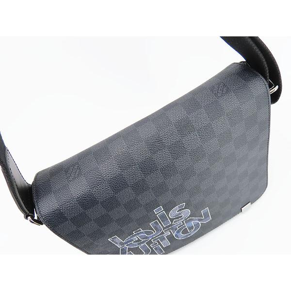 レア美品 ルイヴィトン LOUIS VUITTON ダミエグラフィット ディストリ 