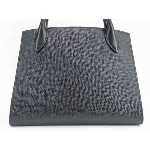 PRADA 美品 プラダ モノクローム サフィアーノレザー スモール PRADA 美品 プラダ モノクローム サフィアーノレザー スモール