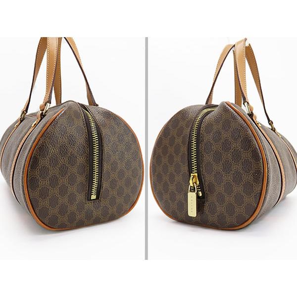 【超美品】セリーヌ　CELINE　　マカダム　ミニボストンバッグ　パピヨン型 CELINE 美品 セリーヌ ヴィンテージ マカダム ミニボストンバッグ