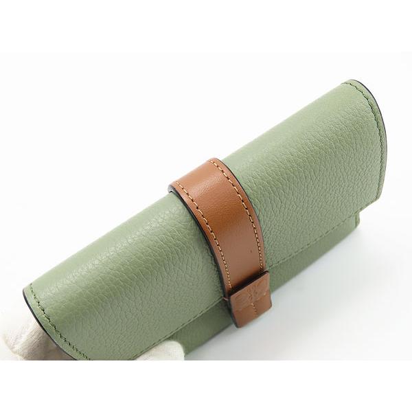 LOEWE（ロエベ） 超美品 バーティカル ウォレット スモール アナグラム