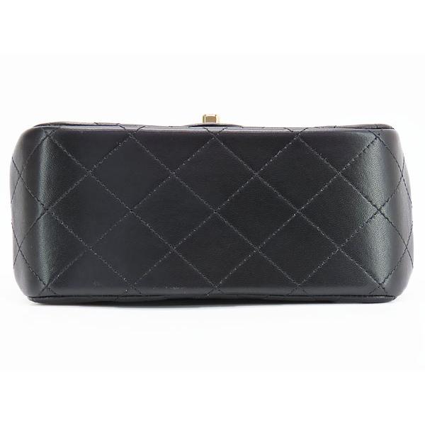 新品同様 シャネル CHANEL ミニマトラッセ ミニ フラップ バッグ チェーンショルダーバッグ ポーチ ポシェット ブラック ラムスキン A35200の画像