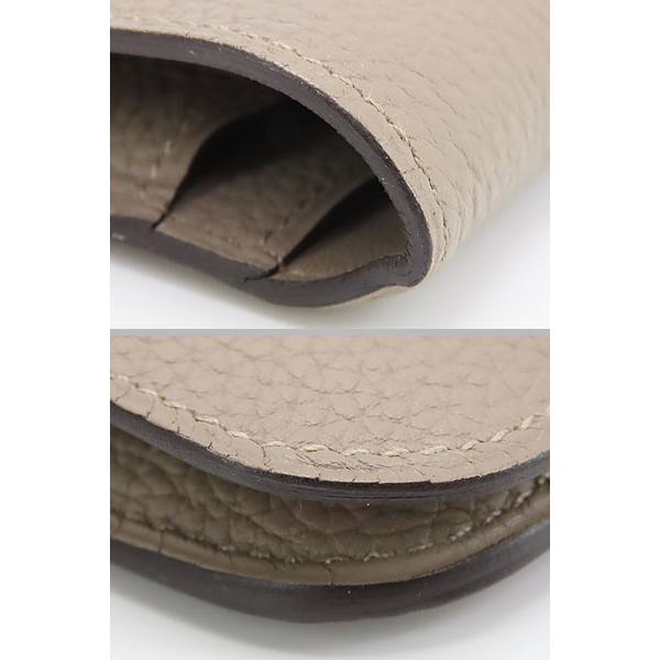 HERMES レア新品同様 エルメス ドゴン デュオ GM 二つ折り長財布