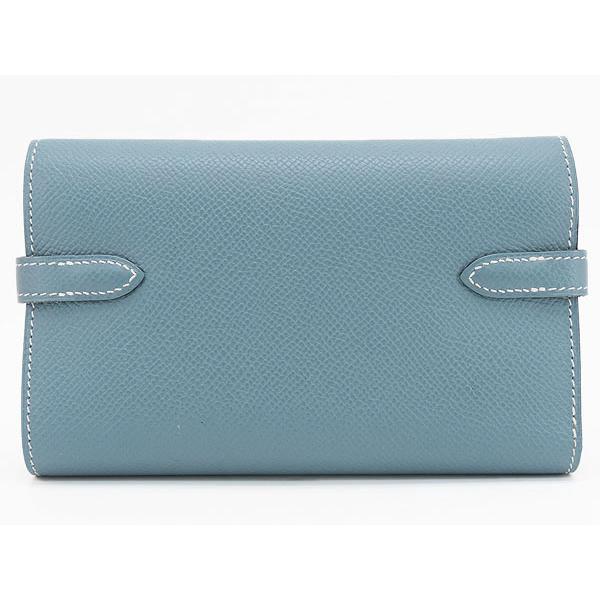 Kelly ほぼ新品 エルメス HERMES ケリーウォレット ミディアム 三