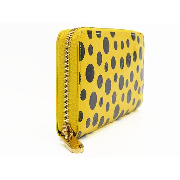 LOUIS VUITTON ルイヴィトン M91571 ジッピー・ウォレット 草間彌生 ドットインフィニティ 長財布（小銭入れあり） ヴェルニ レディース [中古] ルイ ヴィトン ×草間彌生 モノグラム ヴェルニ ヤヨイ クサマ ドット