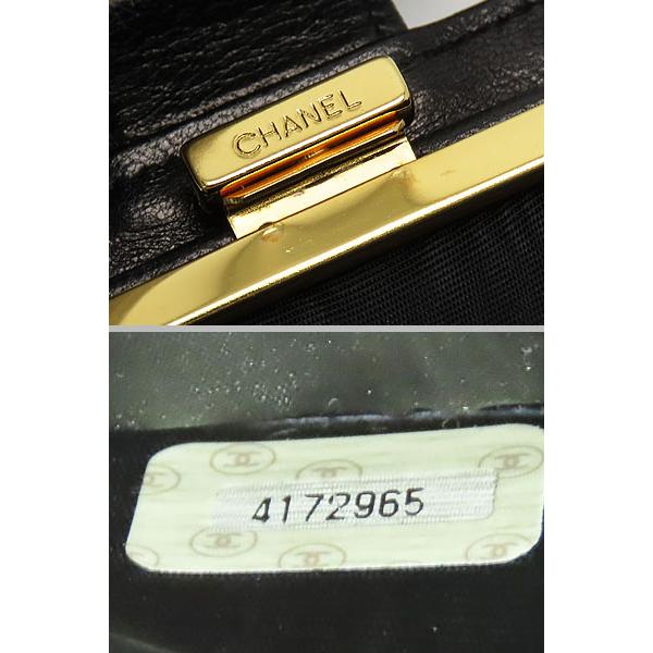 キャビアスキン 外超美品 シャネル CHANEL ヴィンテージ ココマーク 二