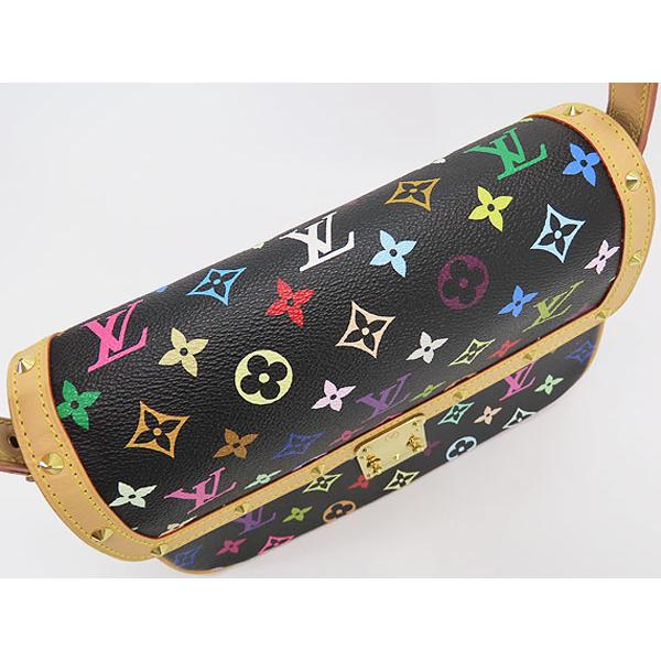 【超美品】ルイヴィトン　マルチカラー　ソローニュ ショルダー バッグ ノワール LOUIS VUITTON（ルイ・ヴィトン） 美品 モノグラムマルチカラー