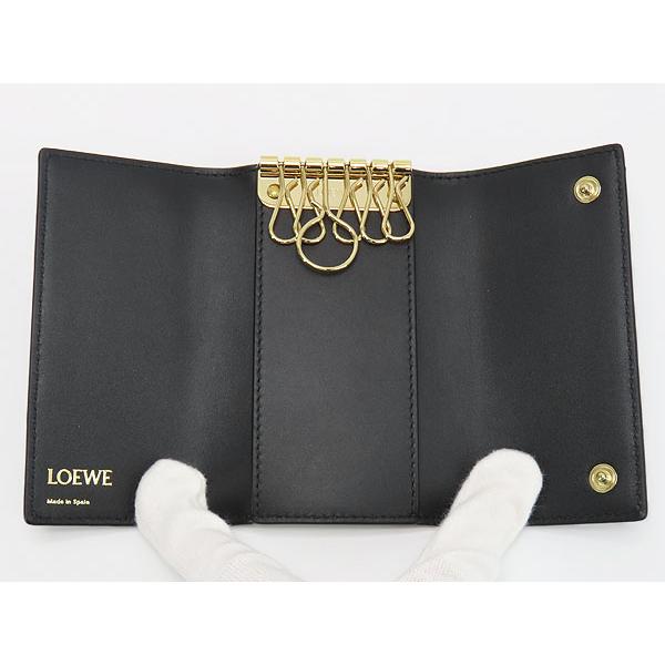 LOEWE（ロエベ） 新古品 リピートアナグラム 6連キーケース キーリング