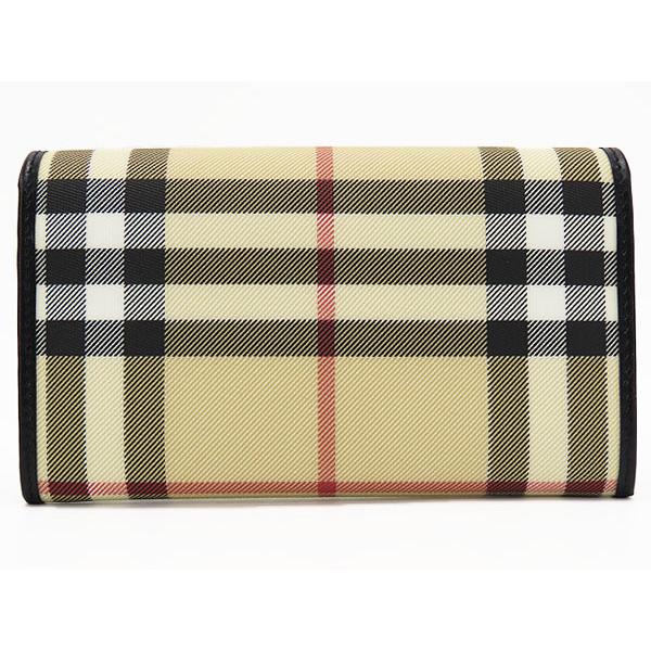美品 BURBERRY バーバリー ヘイマーケットチェック ノバチェック ラウンドジップ 二つ折り財布 コンパクトウォレット ベージュ系 メンズ レディース 古着 中古 USED BURBERRY バーバリー ノバチェック 二つ折り財布 Wホック レザー