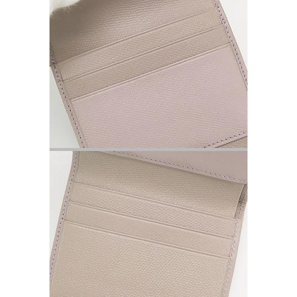 超美品 シャネル CHANEL ココボタン Wホック財布 両面財布 コンパクト財布 パープルグレー カーフレザー A20902の画像