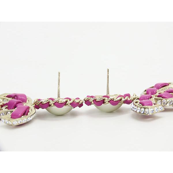 CHANEL レア超美品 シャネル ココマーク ラインストーン パール