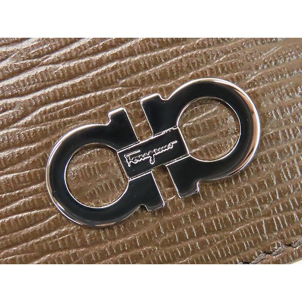GANCINI 新古品 フェラガモ Salvatore Ferragamo ダブル ガンチーニ 二