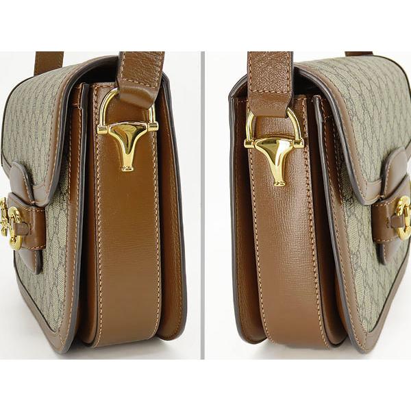 GUCCI（グッチ） 新品同様 GUCCI GGスプリーム ホースビット 1955 2WAY