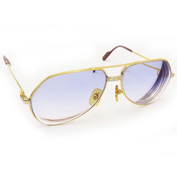 カルティエ サントス ティアドロップ 62◻︎12 サングラス Cartier 美品 カルティエ サントス ヴィンテージ ティアドロップ