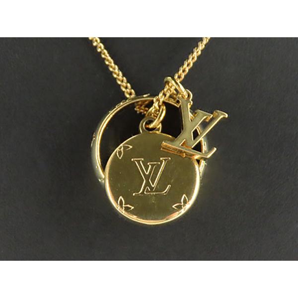 美品 ルイヴィトン LOUIS VUITTON リングネックレス モノグラム 