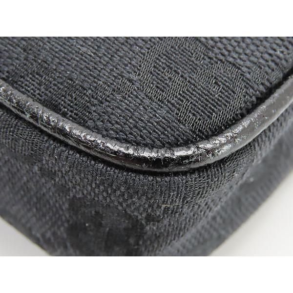 グッチ GUCCI GGキャンバス シガレットケース タバコケース 小物入れ ブラック キャンバス 【傷つき】 レザー 115249