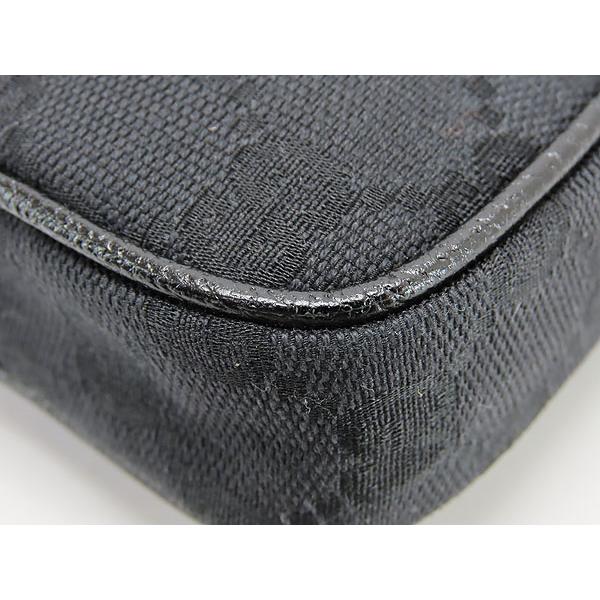 グッチ GUCCI GGキャンバス シガレットケース タバコケース 小物入れ ブラック キャンバス 【傷つき】 レザー 115249