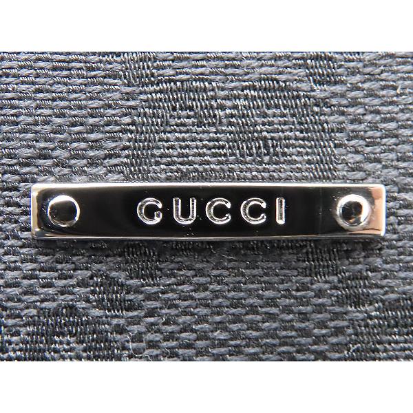 グッチ GUCCI GGキャンバス シガレットケース タバコケース 小物入れ ブラック キャンバス 【傷つき】 レザー 115249