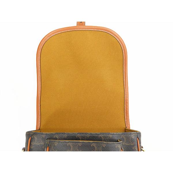 CELINE 新品同様 セリーヌ トリオンフ ミディアム フォルコ バッグ  