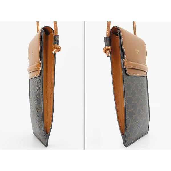 美品 CELINE セリーヌ トリオンフ フォンポーチ スマホケース 箱袋付 