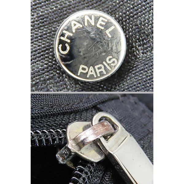 超美品 シャネル CHANEL ニュートラベルライン トートバッグ ショルダーバッグ ブラック ナイロン レザー A47147の画像