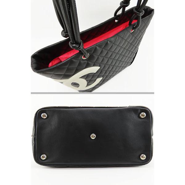 CAMBON 美品 シャネル CHANEL カンボンライン ラージ トートバッグ