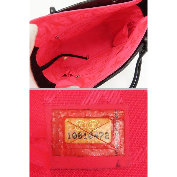 CAMBON 美品 シャネル CHANEL カンボンライン ラージ トートバッグ