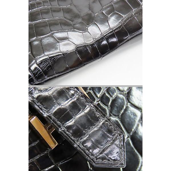 Bearn 美品 エルメス HERMES ベアンスフレ アリゲーターシャイニー 二