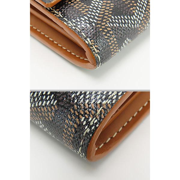 GOYARD（ゴヤール） 美品 ヴァレンヌ 二つ折り長財布 ブラック 