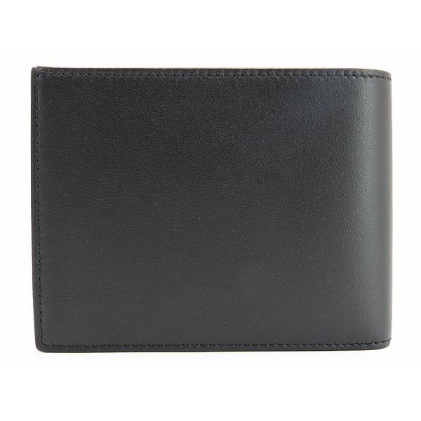 dunhill（ダンヒル） 未使用 サイドカー 二つ折り財布 ブラック カーフ