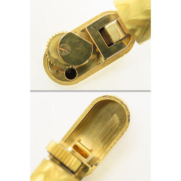 Cartier（カルティエ） 美品 ヘリンボーン柄 オーバル ガスライター